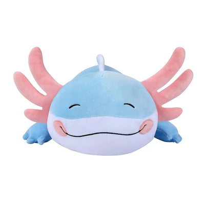 Axolotl Plush Cute Stuffed Animal Soft Blue Long Pillow Hugging Plush Toys Valentine'S Day,Birthday Gifts for Kids Boys Girls 21 Inches Weighted Stuffedanimals Squishable Catnapplush