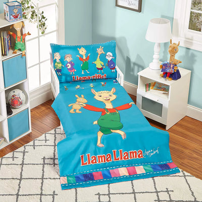 Toddler/Child Cartoon Microfiber/Polyester Bedding Sets, Toddler Bed, 4-Pieces